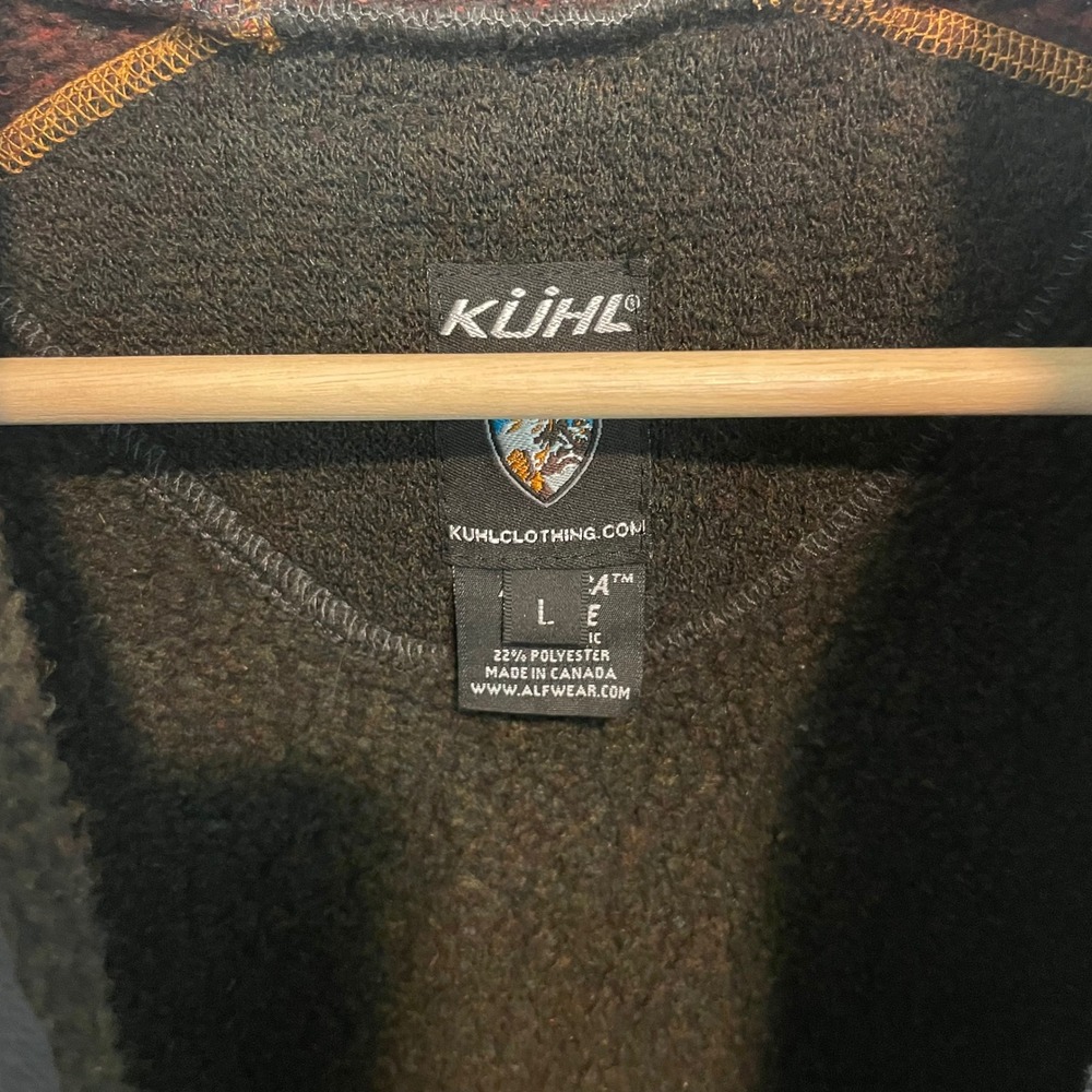 Kuhl Alfpaca Quarter Zip Fleece Pullover Sweater Size Large - Picture 3 of 5
